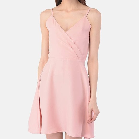 Istyle Can Dresses for Women V Neck Shoulder Strap Sleeveless Fit and Flare Mini - Picture 6 of 6